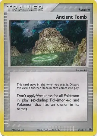 Ancient Tomb Reverse Holo 87