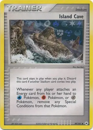 Island Cave Reverse Holo 89 Normal