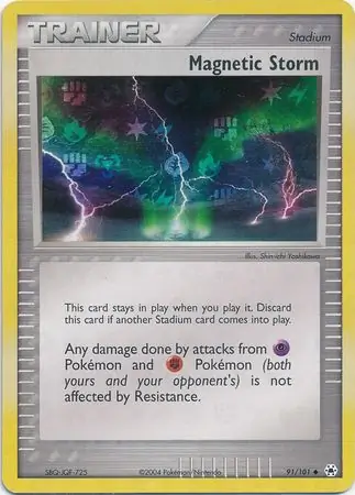 Magnetic Storm Reverse Holo 91 Normal
