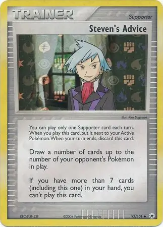 Steven's Advice Reverse Holo 92