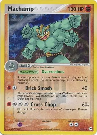 Machamp Reverse Holo 9 Normal