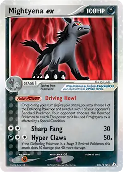 Mightyena ex 101 Normal