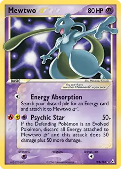 Mewtwo Star 103 Normal