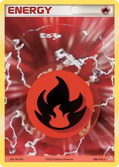 Fire Energy Holo 106 Normal