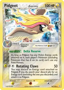 Pidgeot Holo 14 Normal