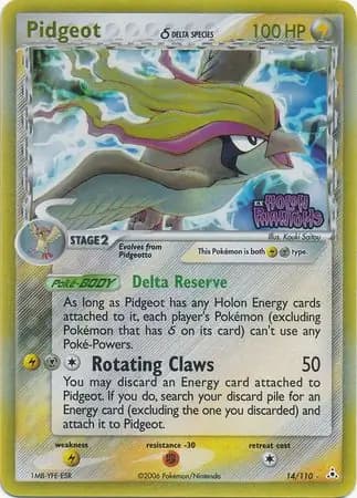 Pidgeot Reverse Holo 14 Normal