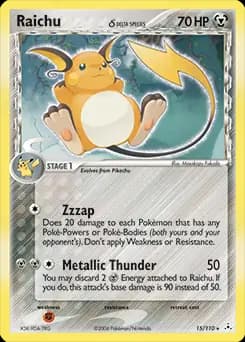 Raichu Holo 15