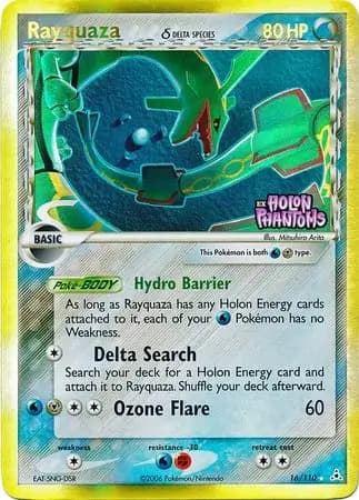 Rayquaza Reverse Holo 16 Normal
