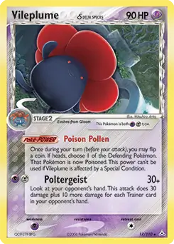 Vileplume Holo 17