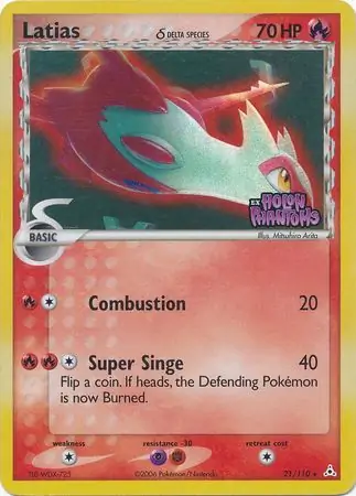 Latias Reverse Holo 21 Normal