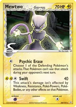 Mewtwo (Delta Species) 24 Normal