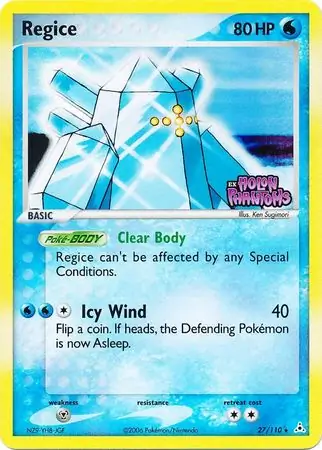 Regice Reverse Holo 27 Normal