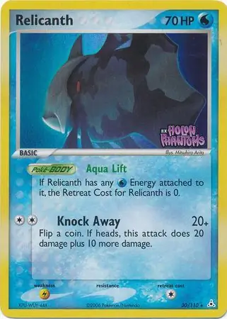Relicanth Reverse Holo 30 Normal