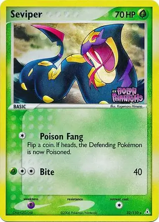 Seviper Reverse Holo 32 Normal
