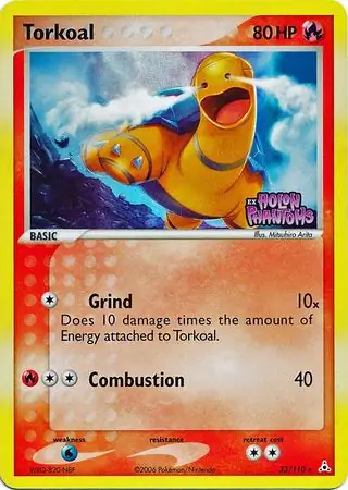 Torkoal Reverse Holo 33 Normal