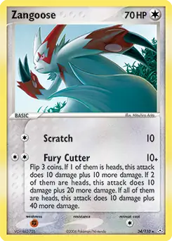 Zangoose 34 Normal