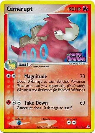 Camerupt Reverse Holo 36 Normal