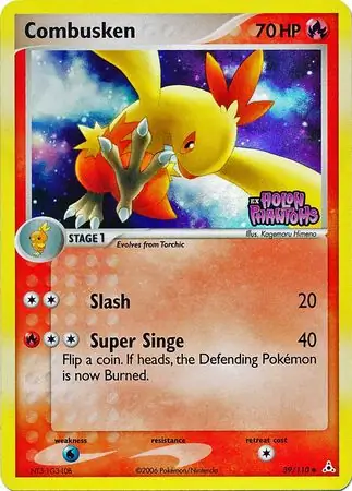 Combusken Reverse Holo 39 Normal