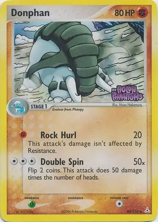 Donphan Reverse Holo 40 Normal
