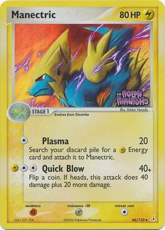 Manectric Reverse Holo 46 Normal