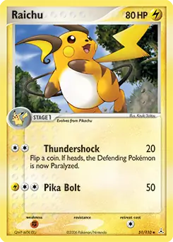 Raichu 51 Normal
