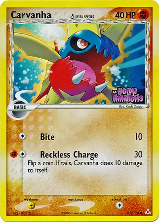 Carvanha Reverse Holo 61 Normal
