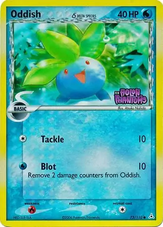 Oddish Reverse Holo 73 Normal