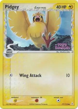 Pidgey Reverse Holo 77 Normal