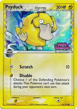 Psyduck Reverse Holo 81 Normal