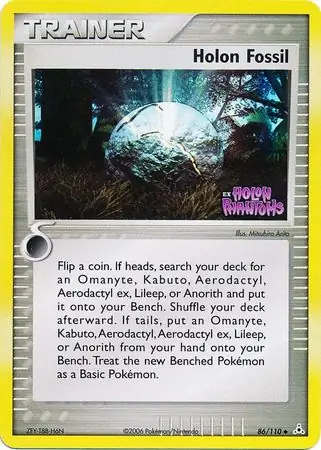 Holon Fossil Reverse Holo 86 Normal