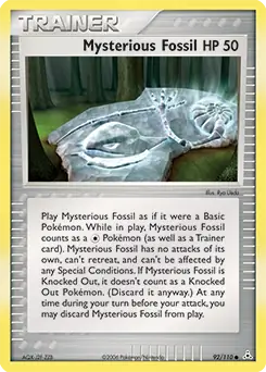 Mysterious Fossil 92 Normal