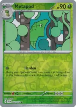 Metapod Reverse Holo