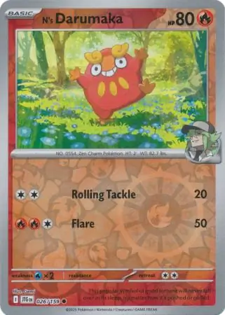 N's Darumaka Reverse Holo 026