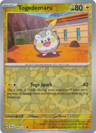 Togedemaru Reverse Holo 050