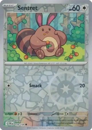 Sentret Reverse Holo 118
