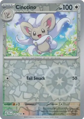 Cinccino Reverse Holo 126