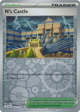 N's Castle Reverse Holo 152