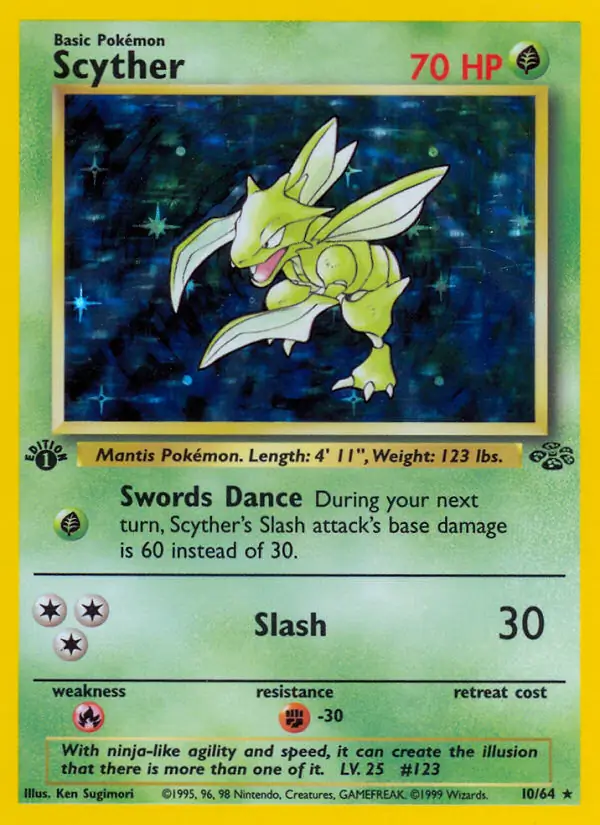 Scyther Holo 10 Normal