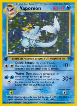 Vaporeon Holo