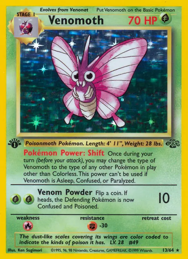 Venomoth Holo 13 Normal