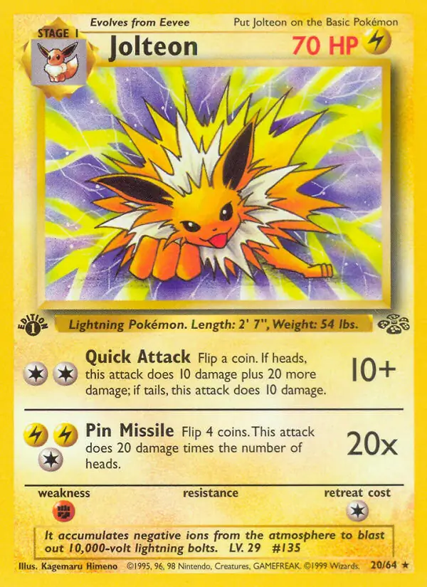 Jolteon 20 Normal