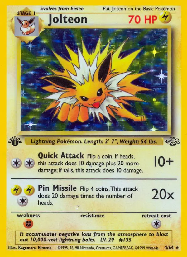 Jolteon Holo 4 Normal
