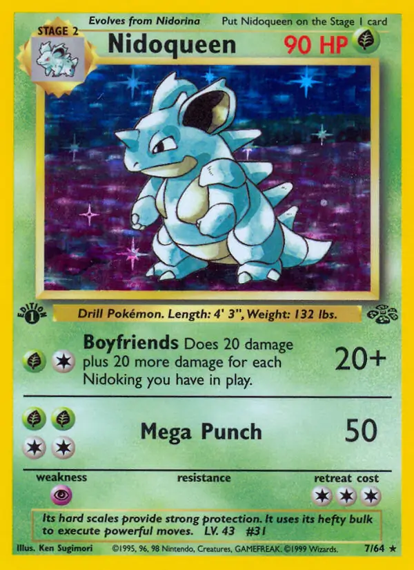 Nidoqueen Holo 7 Normal