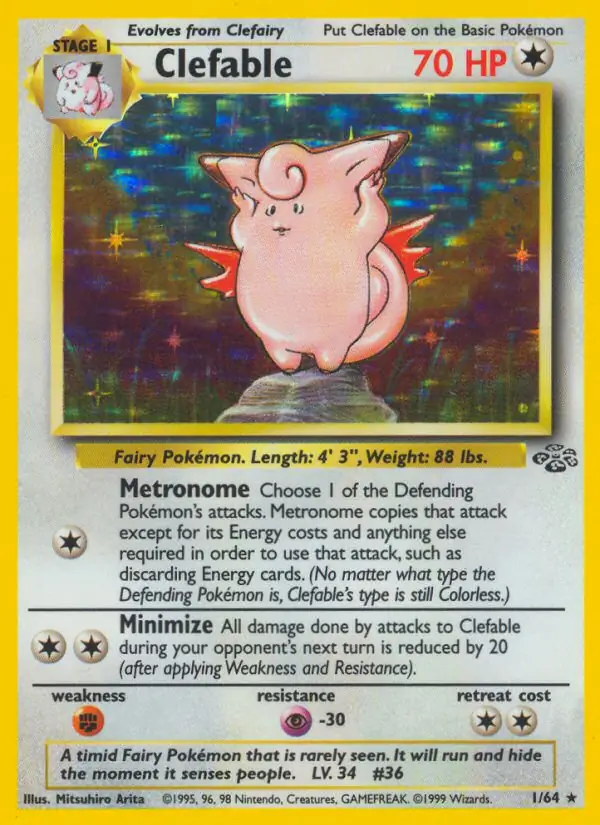 Clefable Holo 1
