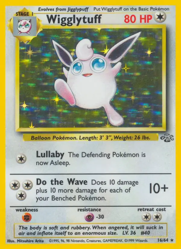 Wigglytuff Holo 16