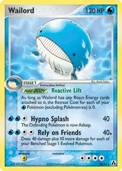 Wailord Holo 14