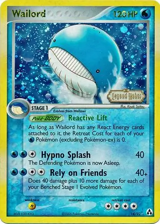 Wailord Reverse Holo 14 Normal
