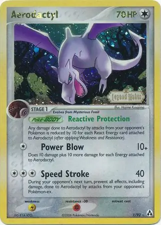 Aerodactyl Reverse Holo 1 Normal