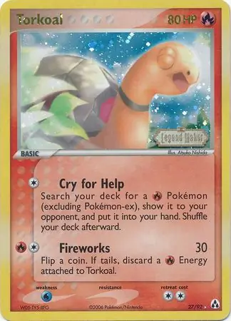 Torkoal Reverse Holo 27