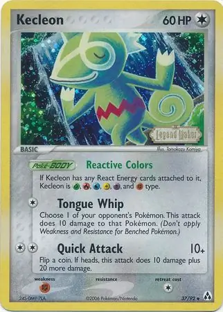 Kecleon Reverse Holo 37 Normal